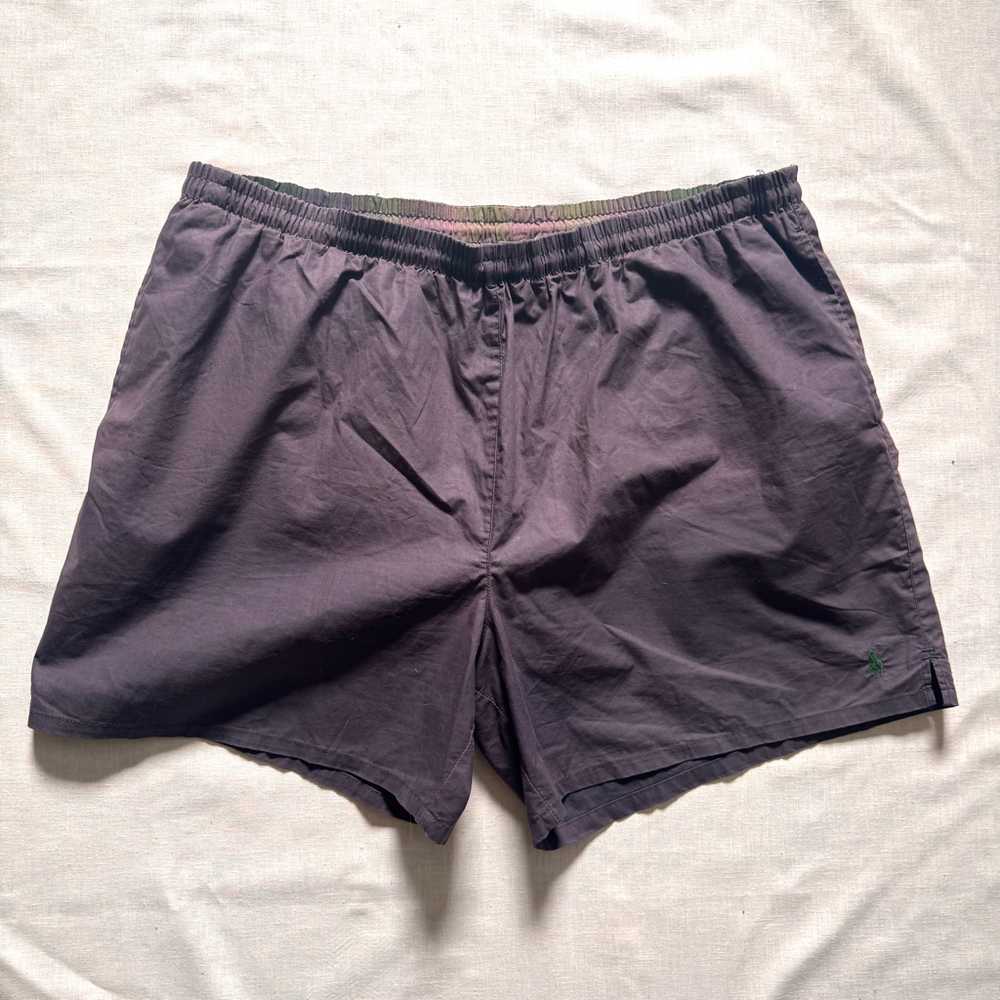 Polo Ralph Lauren Vintage 90’s Navy Faded Swim Trunks XXL